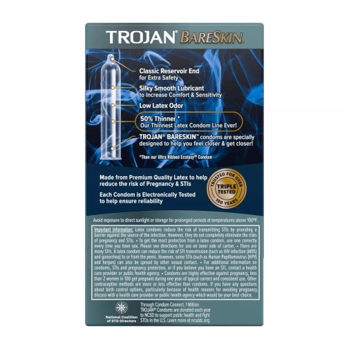 Trojan - Bare Skin 超薄型安全套 10件裝 照片