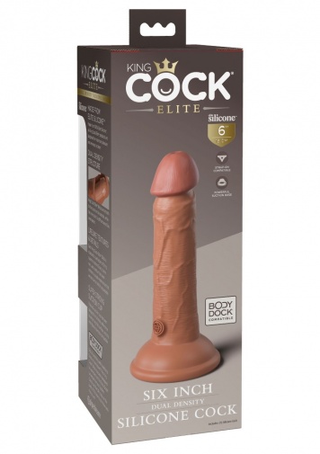 King Cock - 6" Elite Cock - Caramel photo