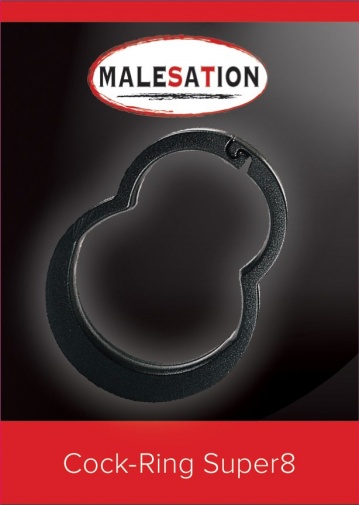 Malesation - Cock Ring Super8 - Black photo