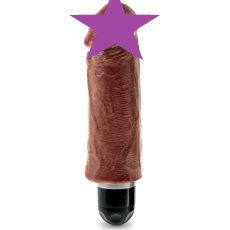 King Cock - Cock 5″ Vibro Stiffy - Brown photo