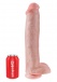 King Cock - 15" 仿真假陽具連睪丸 - 肉色 照片-6