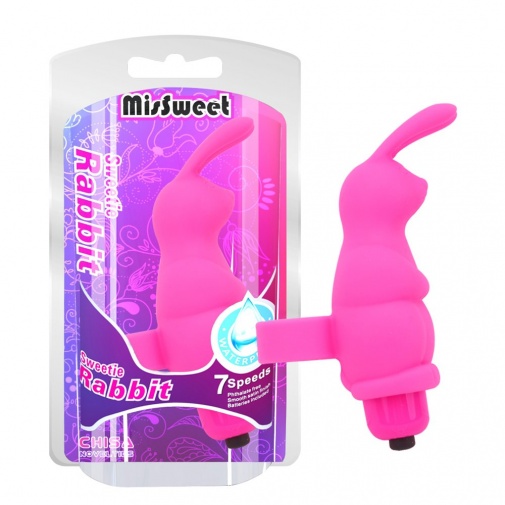 Chisa - Sweetie Rabbit 手指震動器 - 粉紅色 照片