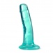 B Yours Plus - Hard & Happy 仿真假陽具 14cm - 透明綠 照片-3