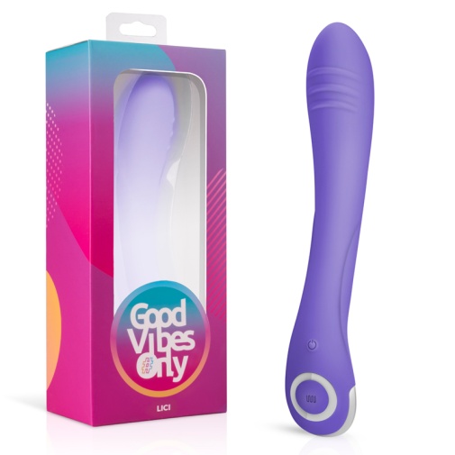 Good Vibes Only - Lici G-Spot Vibrator - Purple photo