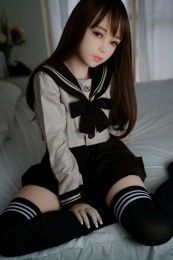 Akira 日系冷豔學生妹 靈活骨架超柔軟TPE仿真性愛娃娃 150 cm  照片