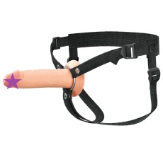 Fetish Fantasy - 7" Hollow Strap-On - Flesh photo