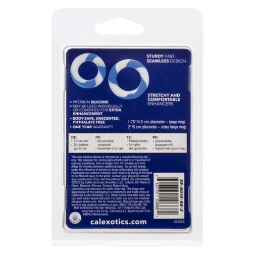 CEN - Admiral Cock Ring Set - Blue photo