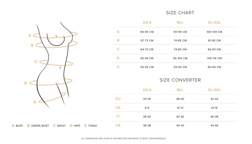 Obsessive - Heavenlly 2pcs Set - White - XL/XXL photo