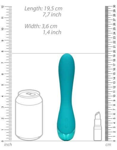 Loveline - Smooth G-Spot Vibrator - Teal Blue photo