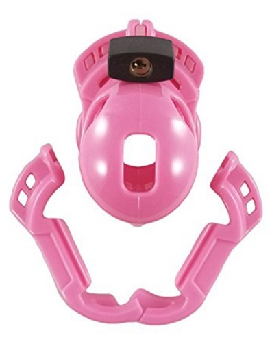 Locked in Lust - Vice Mini V2 Chasity Cage - Pink photo