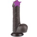 Lovetoy - 7" Sliding Skin Dildo - Brown photo-2