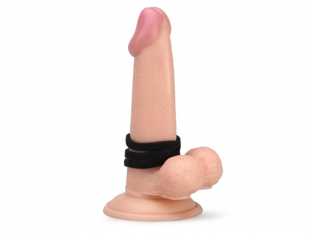 This set of Toynary cock rings are very Strong! Made of medi... Toynary - CR02 Cock Rings - Black photo-10
