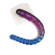Icon Brands - Shades Jelly 雙頭假陽具 - 藍/紫色 照片