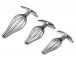 MT - Hollow Anal Plug M - Silver photo-6