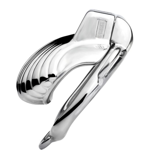 FAAK - Shell Chastity Cage 45mm - Silver photo