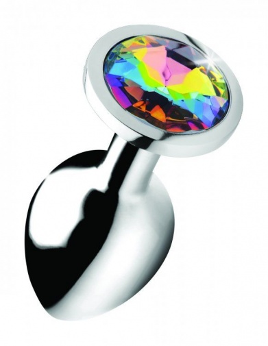 Booty Sparks - Rainbow Prism Gem Anal Plug M-size - Pink photo