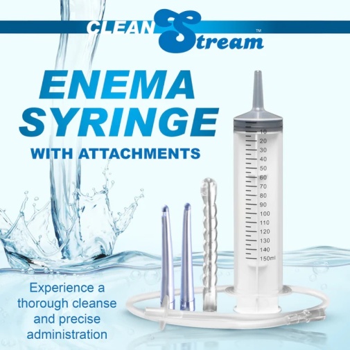 CleanStream - 灌腸及補充潤滑 注射器三件套裝 照片