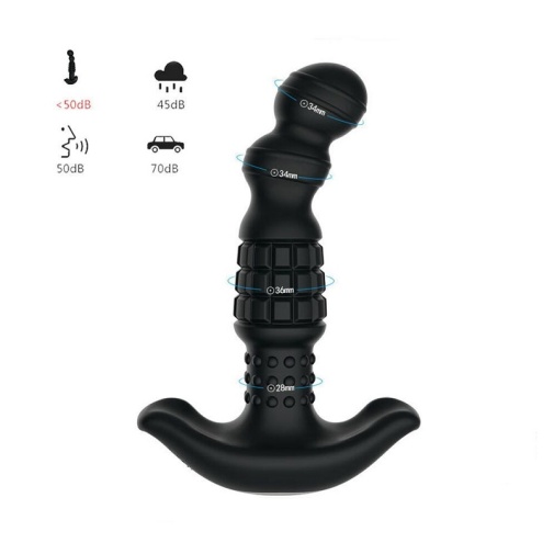 Honey Play Box - 旋轉滾珠前列腺按摩器 - 黑色 照片
