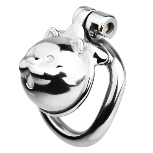FAAK - Cat Chastity Cage - Silver photo