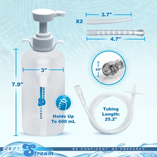 Cleanstream - XL 灌腸瓶連三件套裝 照片