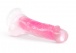 Neo Elite - Glow in the Dark Paradise 假陽具 19cm - 霓虹粉 照片-5