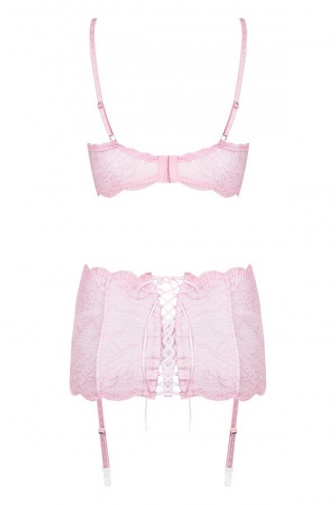 Obsessive - Girlly 3-pcs Set - Pink - XXL photo