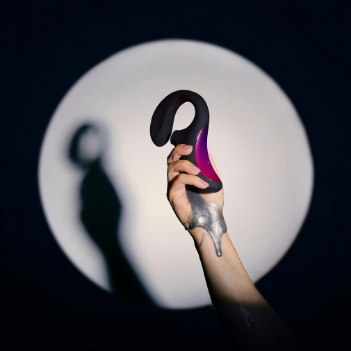 Lelo - Enigma Cruise 陰蒂吸啜及G點雙重刺激聲波按摩器 - 黑色 照片