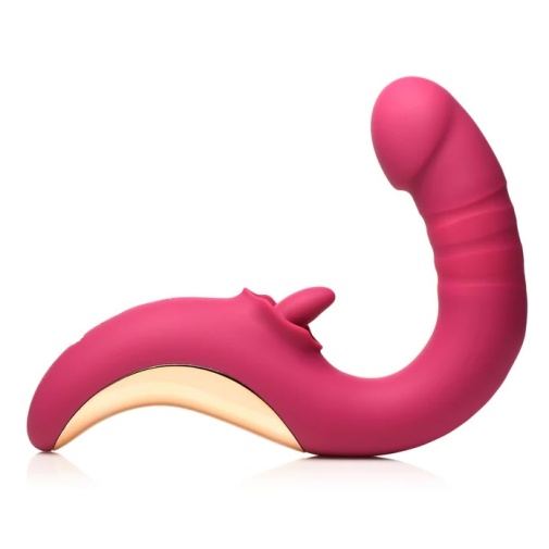 Lickgasm - Tease & Please Thrusting Licking Vibe - Pink photo