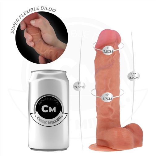 Cock Miller - 17.8cm 仿真假陽具 - 肉色 照片
