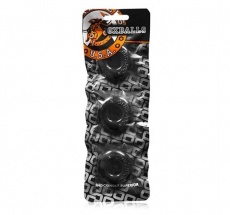 Oxballs - Ringer Cockring 3's Pack - Black photo