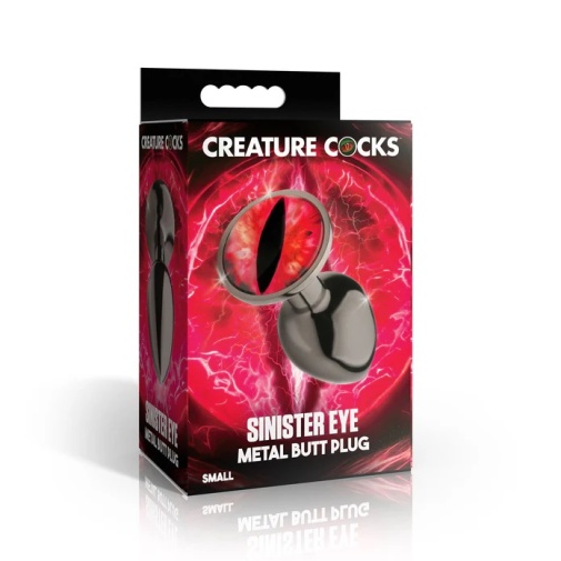 Creature Cocks - 凶兆怪物眼睛後庭塞 細碼 - 紅色 照片