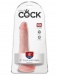 King Cock - 6″ Cock With Balls - Flesh photo-7