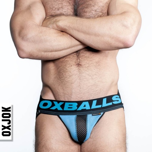 Oxjok - Airmesh Jockstrap w Ring - Blue Sky - M photo