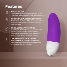 Lelo - Ako Originals APP Clitoral Vibrator - Purple 照片