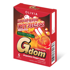 Olivia - G-dom Orgasmic Finger Condoms 5's Pack 照片