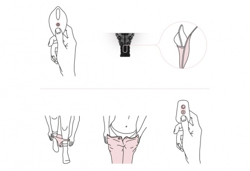 PantyRebel - Vibrating BoyShort - Black photo