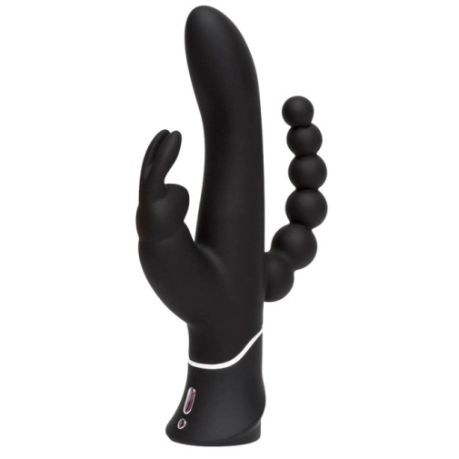 Happy Rabbit - Triple Rabbit Vibrator - Black photo