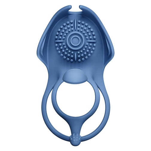 SVAKOM - Barzillai APP Cockring & Couple Vibrator - Blue photo