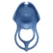 SVAKOM - Barzillai APP Cockring & Couple Vibrator - Blue photo-3