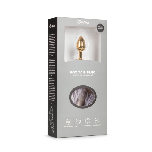 Easytoys - Fox Tail Plug - Gold photo