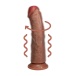 RealRock - 8" Rotating Vibro Curve Dildo - Caramel photo-3