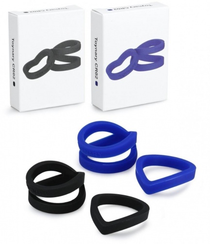 Toynary - CR02 Cock Rings - Black photo