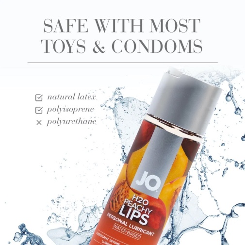 JO - H2O 蜜桃味水性潤滑劑 - 120ml 照片