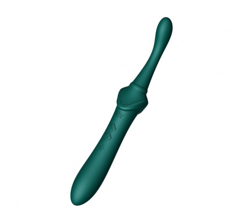 Zalo - Bess 2 Heating Dual Vibrator - Turquoise Green photo