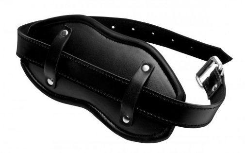 Strict - Cock Head Silicone Mouth Gag - Black photo