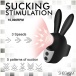 Inmi - Shegasm Sucky Bunny 兔子陰蒂刺激器 - 黑色 照片-3