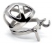 FAAK - Chastity Cage 04 w Catheter 45mm - Silver photo-5