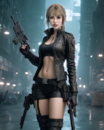 Janna 魔鬼身材白髮女特務 超逼柔軟TPE仿真性愛娃娃 165 cm (矽膠頭) 照片