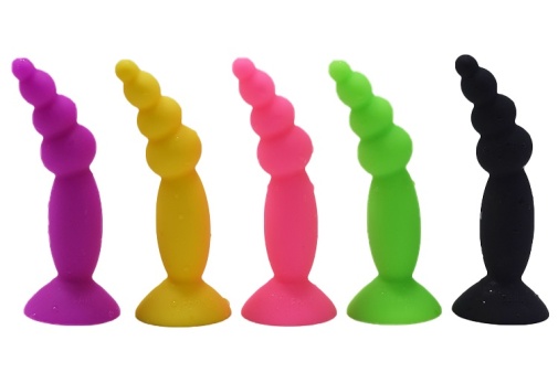 FAAK - Silicone Mini Anal Beads - Purple photo