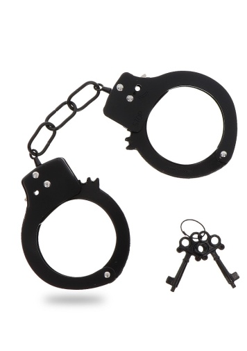 ToyJoy - Classics Metal Handcuffs - Black photo